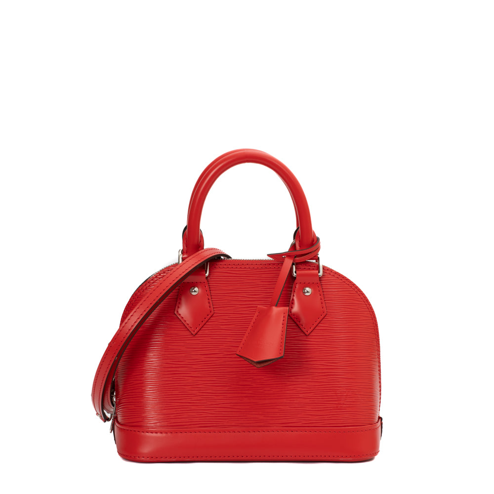 Alma BB bag in red epi leather Louis Vuitton - Second Hand / Used