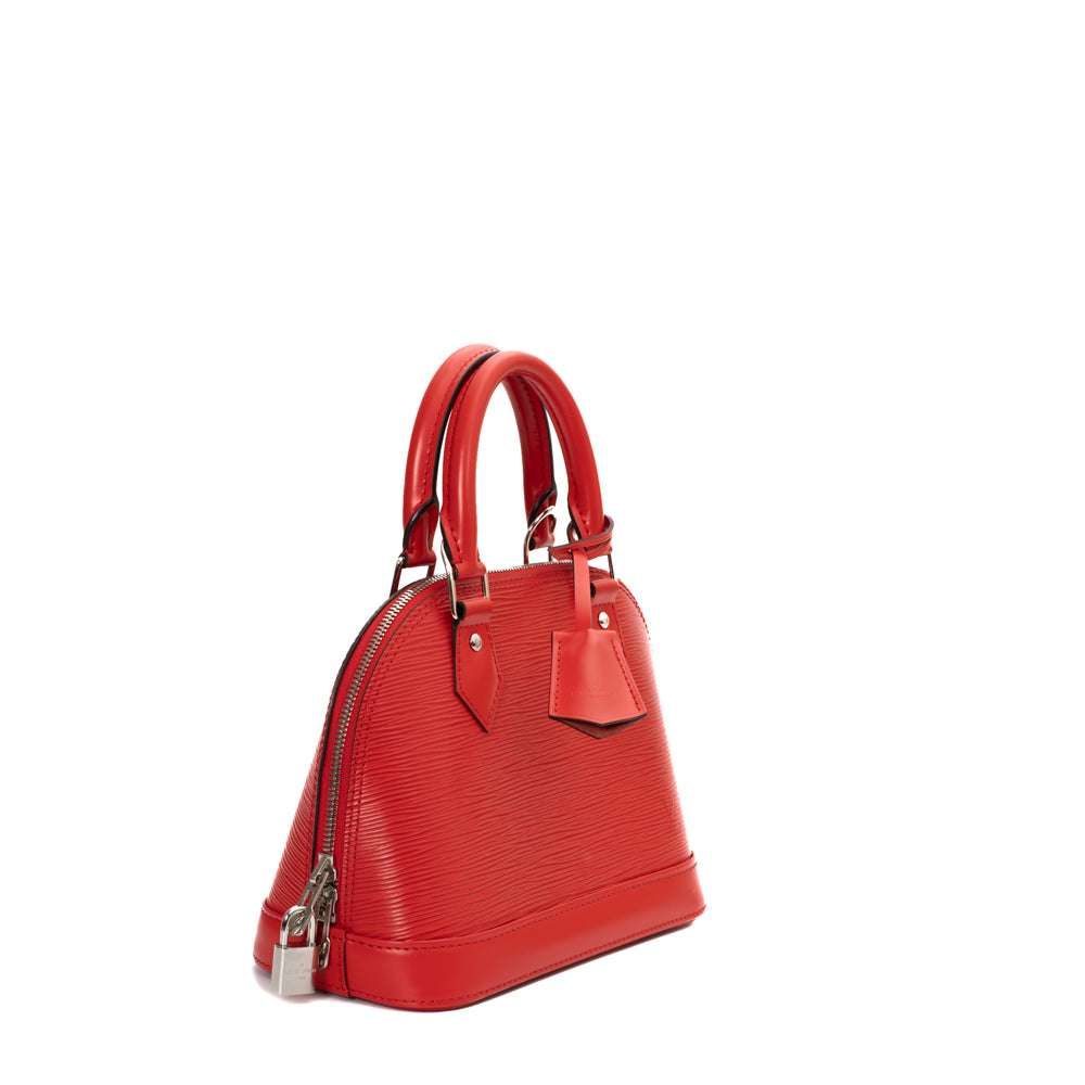 Alma BB bag in red epi leather Louis Vuitton - Second Hand / Used – Vintega