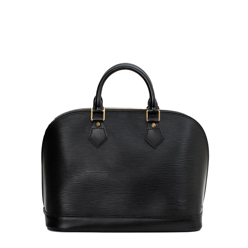 Sac Alma PM Vintage en cuir épi noir Louis Vuitton - Seconde Main /  Occasion – Vintega