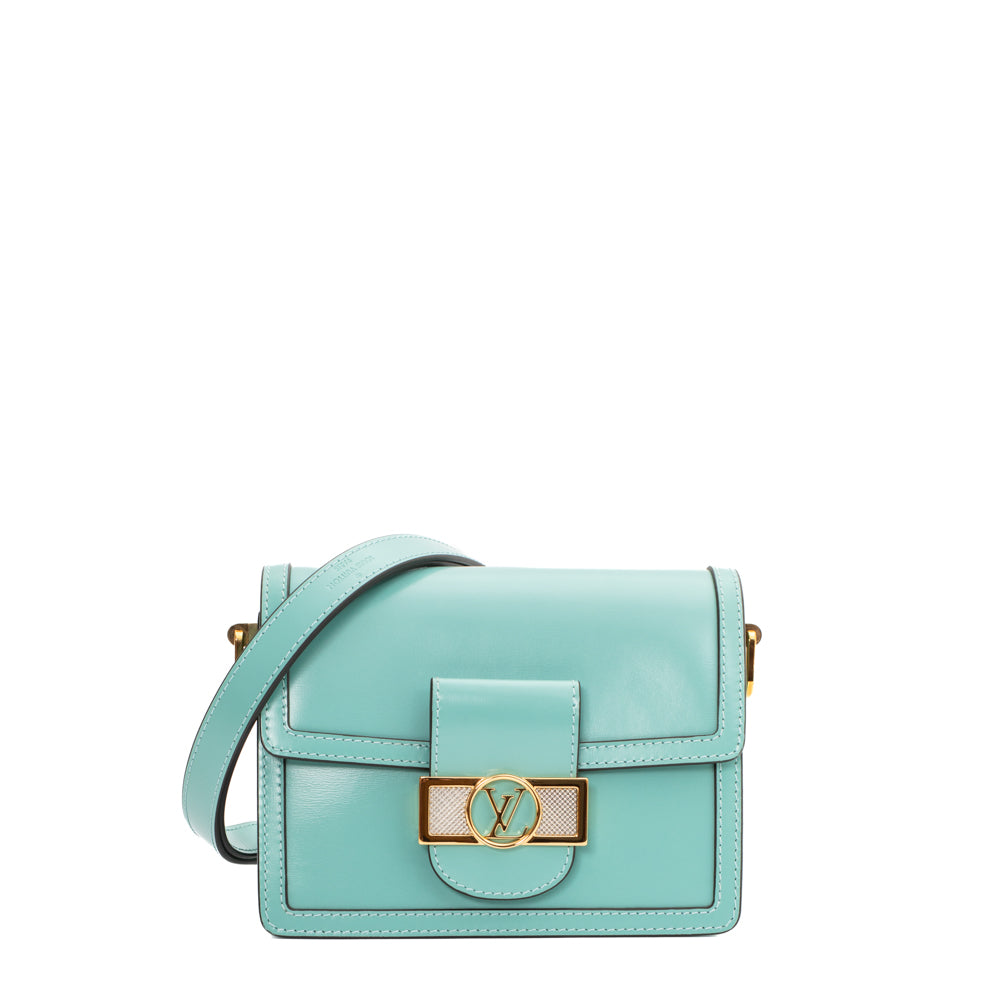 Louis Vuitton Dauphine Mini Shoulder Bag Color Blue Limited