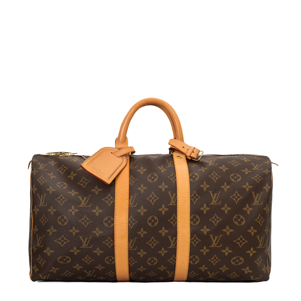 Louis Vuitton Keepall 50 Weekend/Travel Bag (Authentic Pre-Owned) Leather  48H