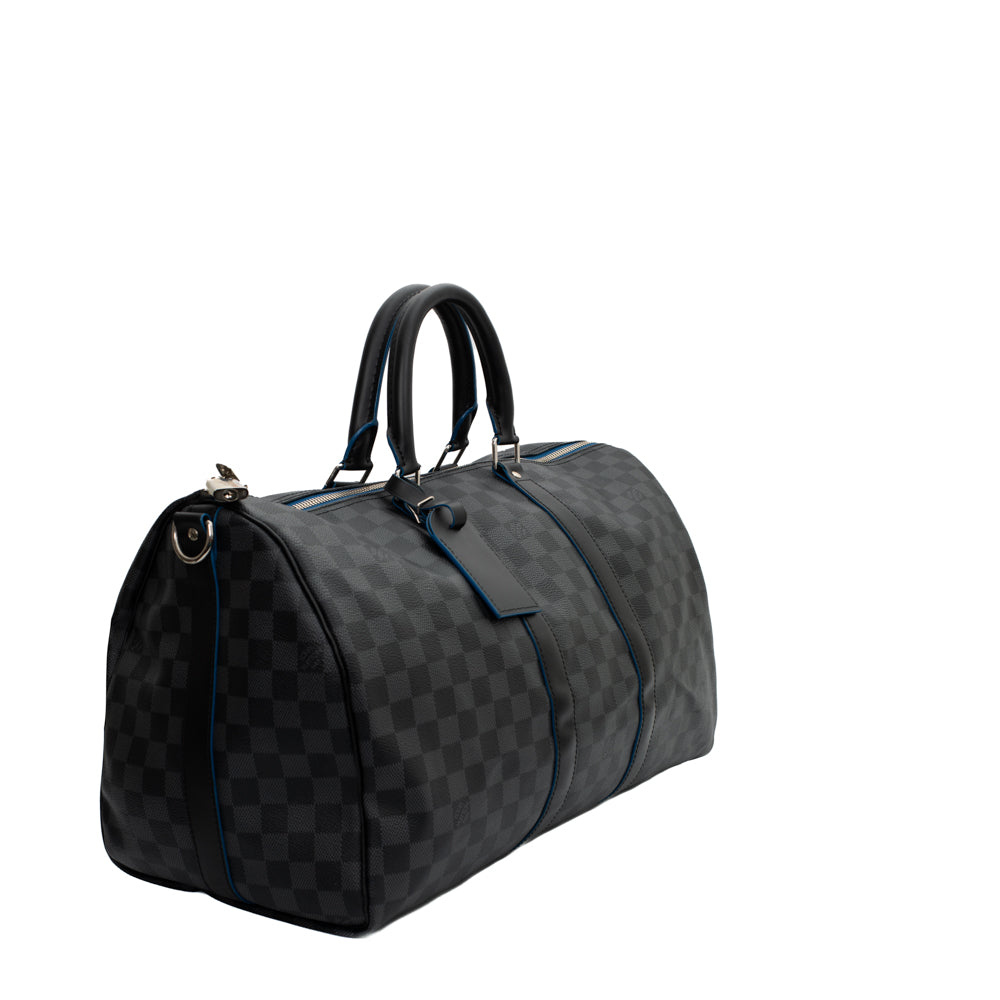 Louis Vuitton Keepall Bandoulière 50 Black autres Cuirs