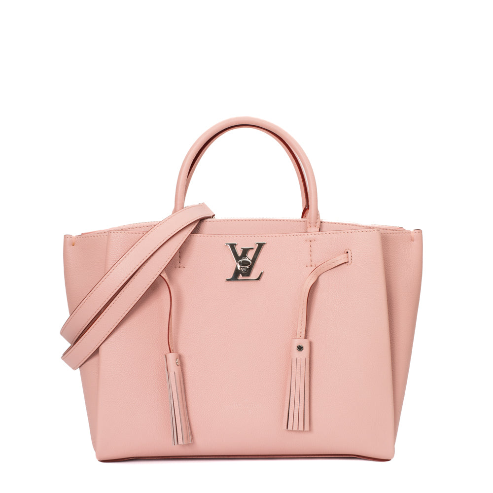 Lockme bag in pink leather Louis Vuitton - Second Hand / Used – Vintega