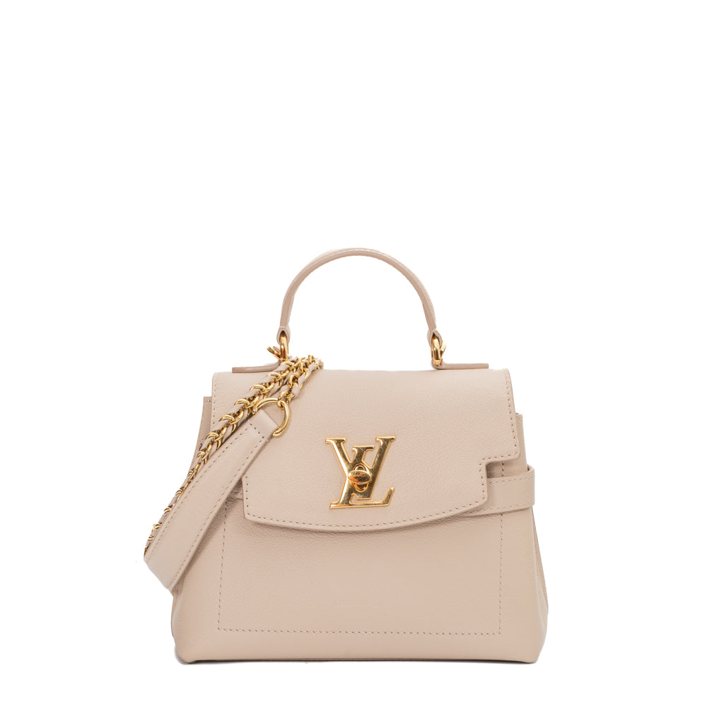 Lockme Ever bag in beige leather Louis Vuitton - Second Hand