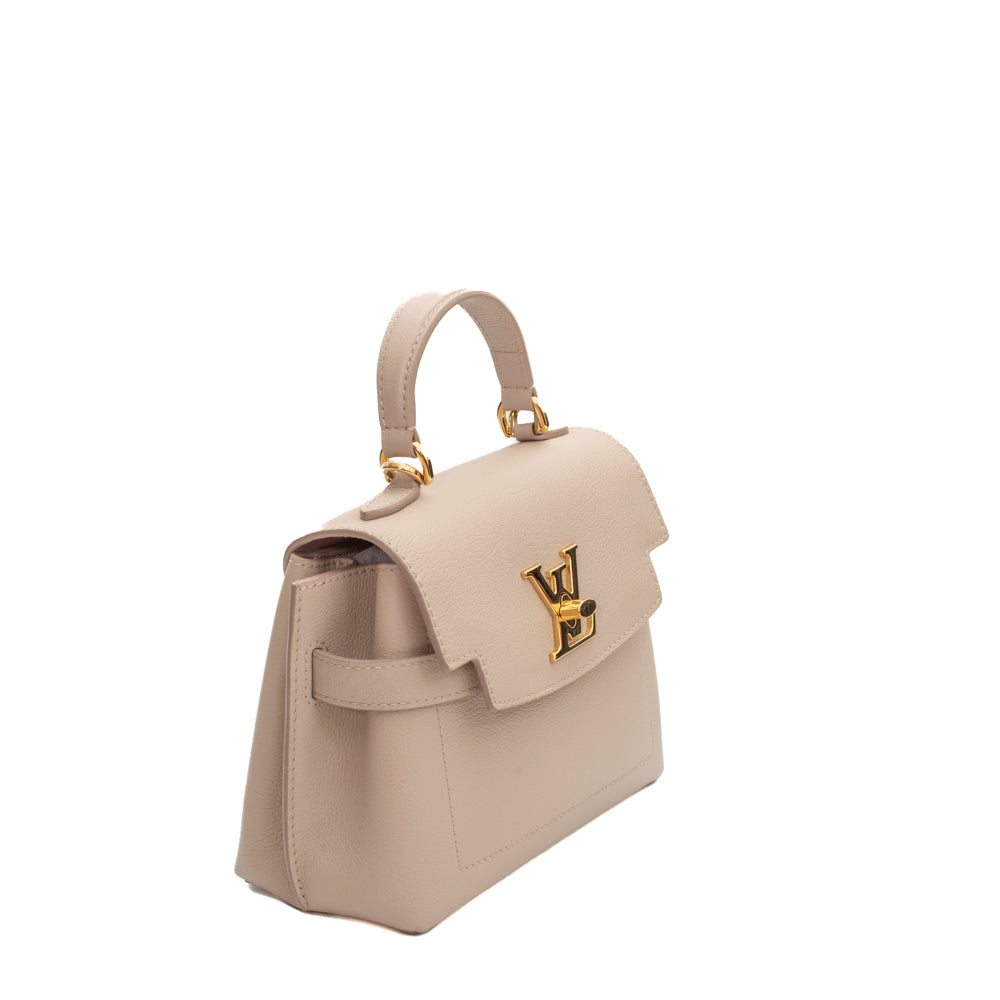 Lockme Ever bag in beige leather Louis Vuitton - Second Hand