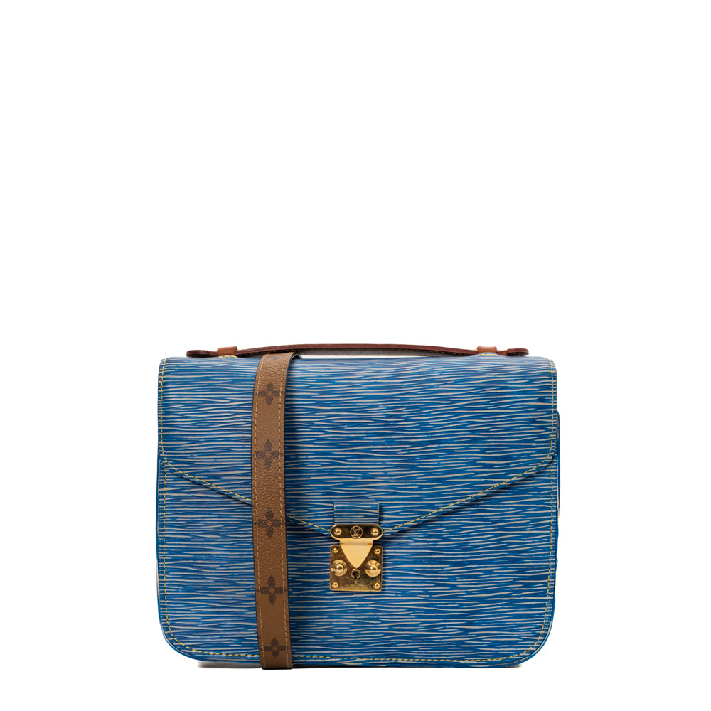 Pochette Métis bag in blue epi leather Louis Vuitton - Second Hand / Used –  Vintega