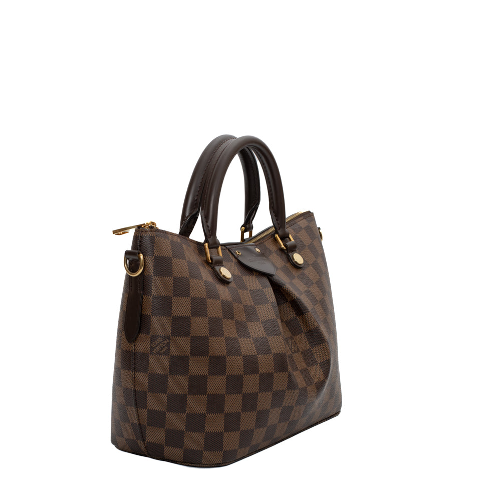 Siena PM bag in brown damier canvas Louis Vuitton - Second Hand / Used –  Vintega