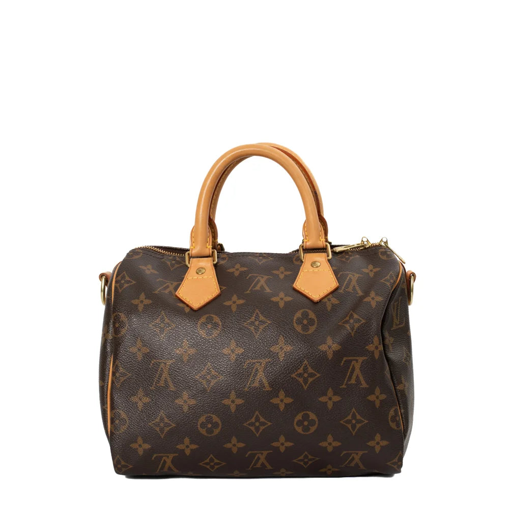 Speedy 25 bag in brown monogram canvas Louis Vuitton - Second Hand / Used –  Vintega