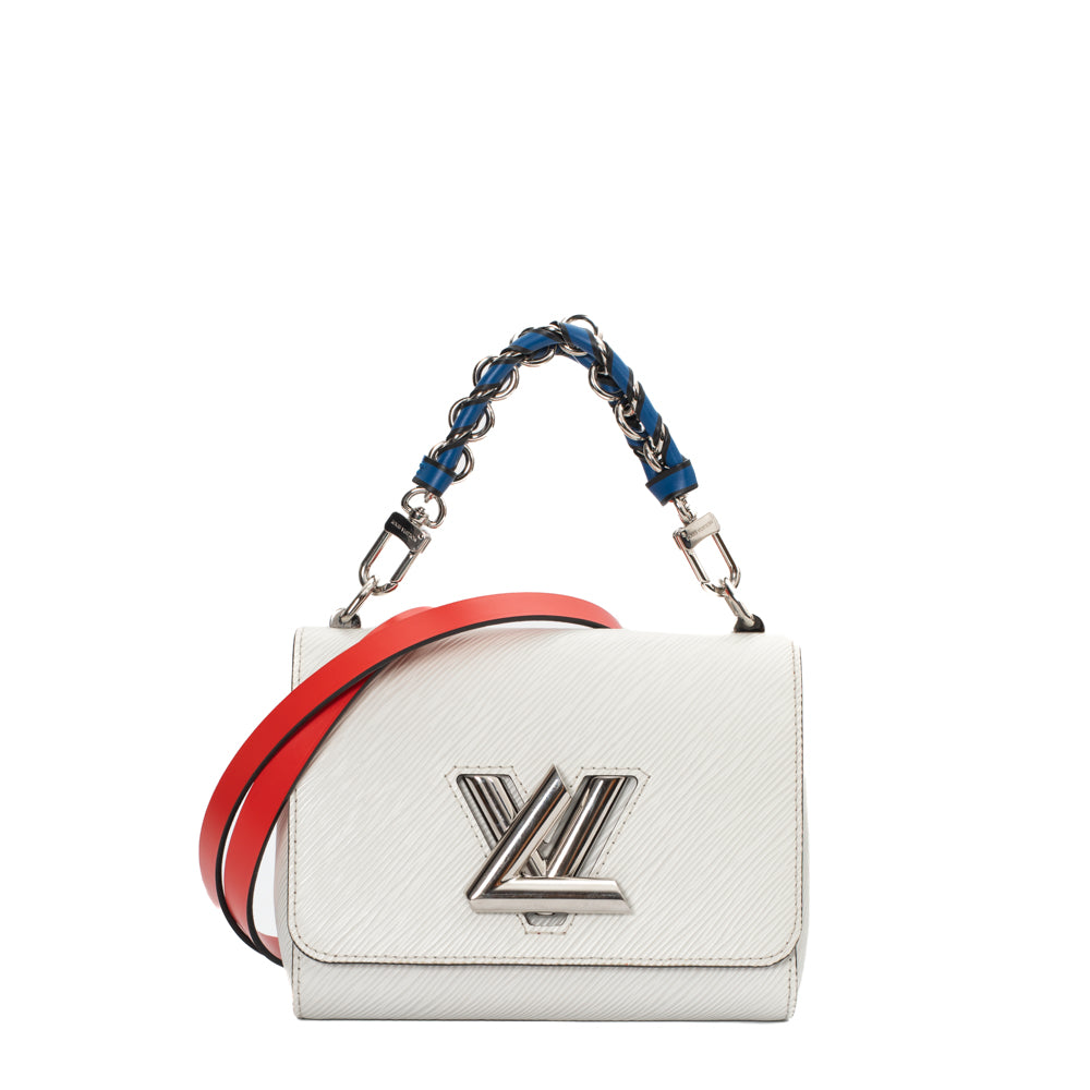 Twist Edition Paisley bag in white epi leather Louis Vuitton - Second Hand  / Used – Vintega