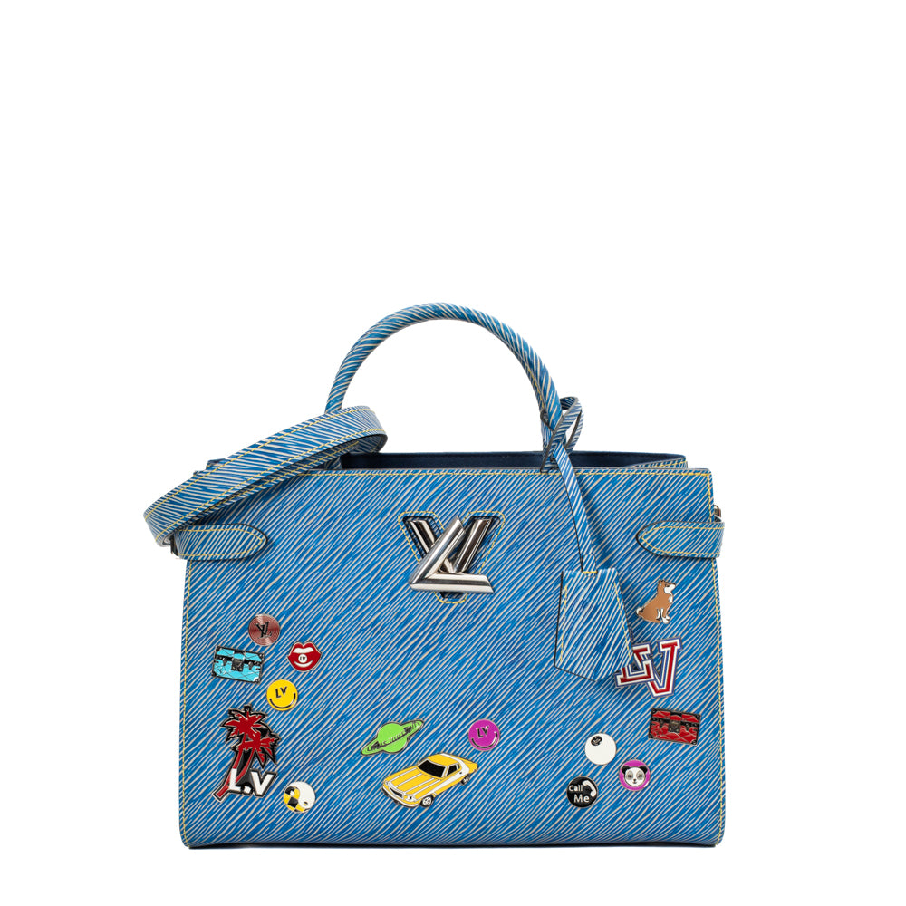 Limited Edition Twist Tote bag in blue epi leather Louis Vuitton