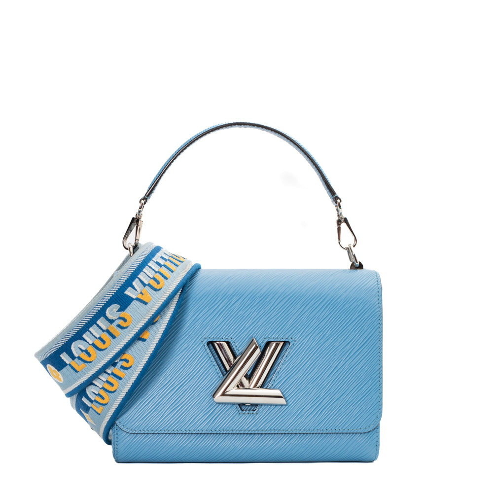 Louis Vuitton Blue Epi Leather Medium Twist Shoulder Bag Louis