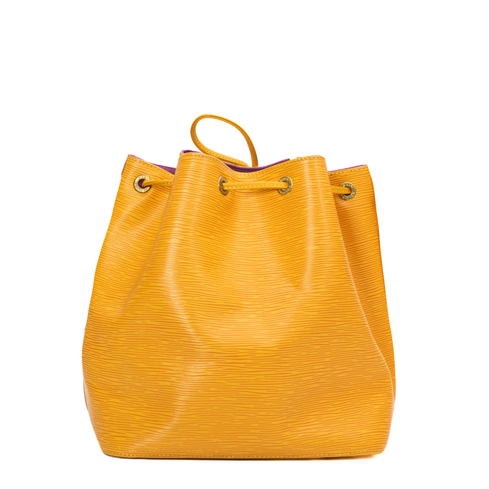 Vintage Noé Bucket bag in yellow epi leather Louis Vuitton - Second Hand /  Used – Vintega