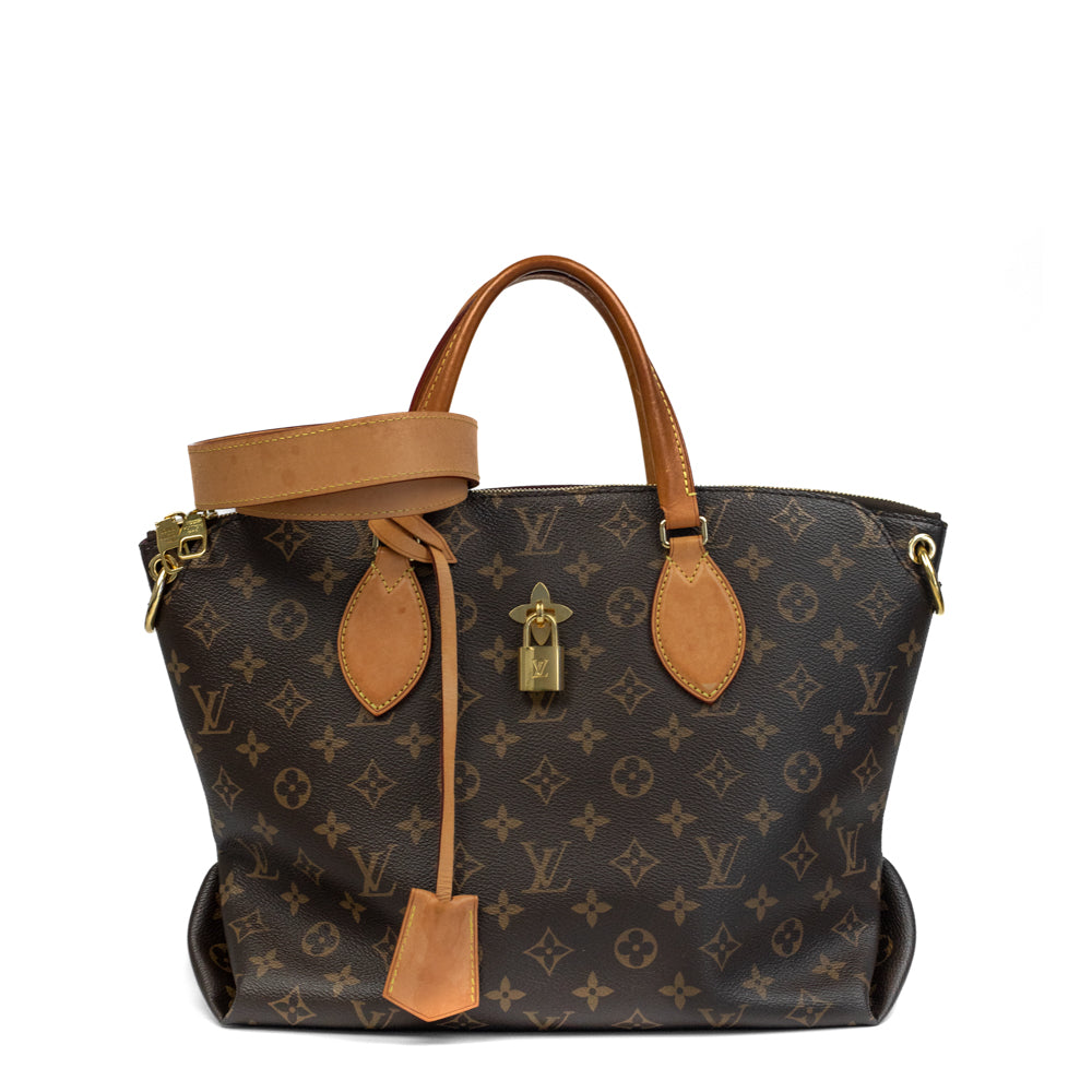 Flower Zip bag in brown monogram canvas Louis Vuitton - Second Hand / Used  – Vintega