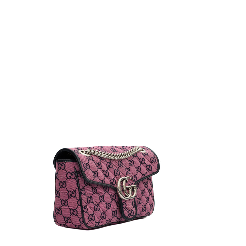 Gucci's Pink Velvet GG Marmont Bag Just Got a Bucket-Style Upgrade, Second  Hand Louis Vuitton Olympe Bags
