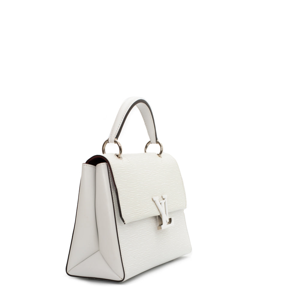 Louis Vuitton White EPI Grenelle PM - Handbag | Pre-owned & Certified | used Second Hand | Unisex