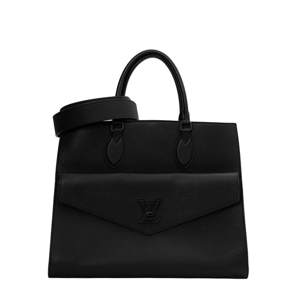 Louis Vuitton - Lockme Calfskin Tote Noir