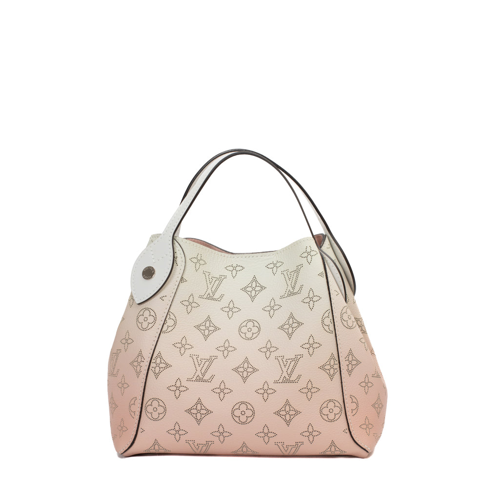Mahina bag in pink imprint leather Louis Vuitton - Second Hand