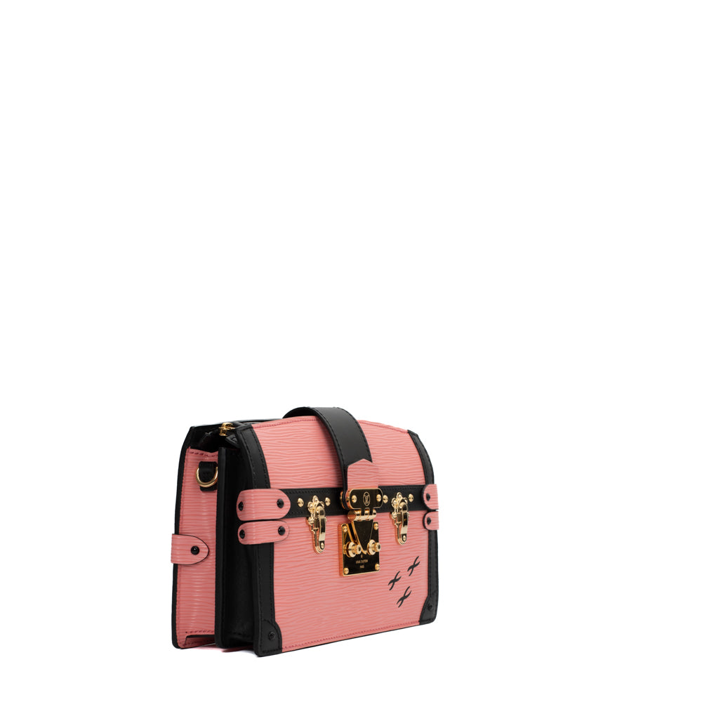 Petite Malle bag in pink epi leather Louis Vuitton - Second Hand