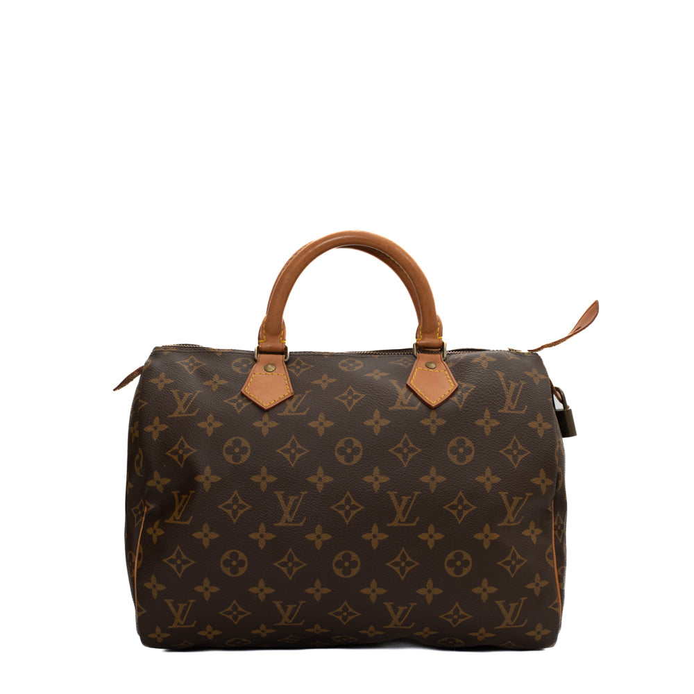 Speedy 30 Vintage bag in brown monogram canvas Louis Vuitton - Second Hand  / Used – Vintega