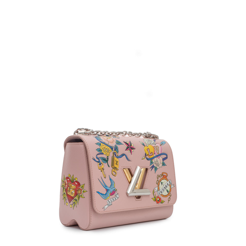 Twist Pink Tatoo Edition MM bag in pink epi leather Louis Vuitton - Second  Hand / Used – Vintega