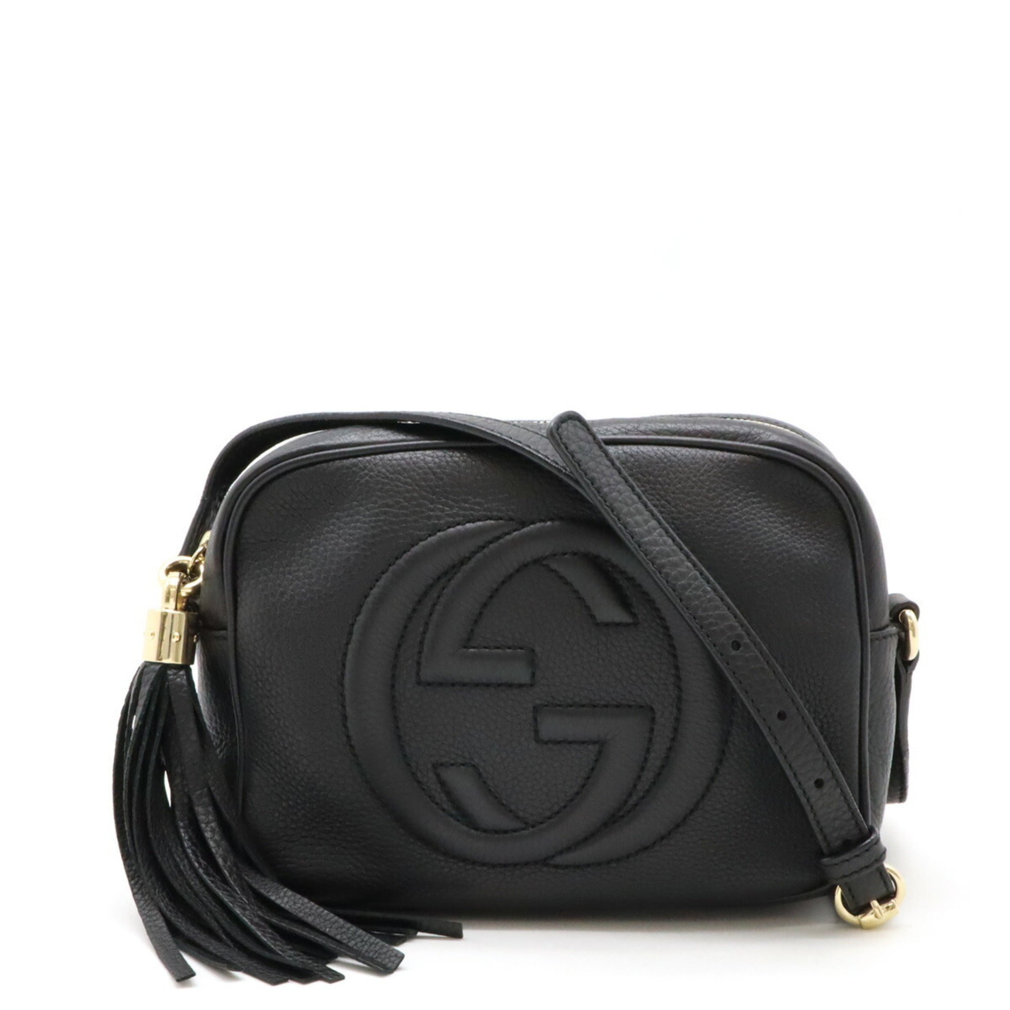 Sac Soho en cuir noir Gucci Seconde Main Occasion Vintega
