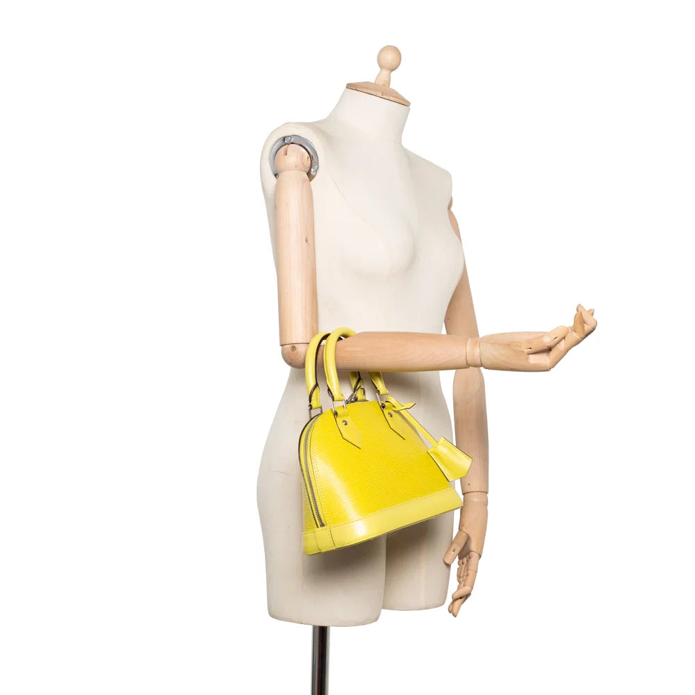 Louis vuitton yellow epi bag sales