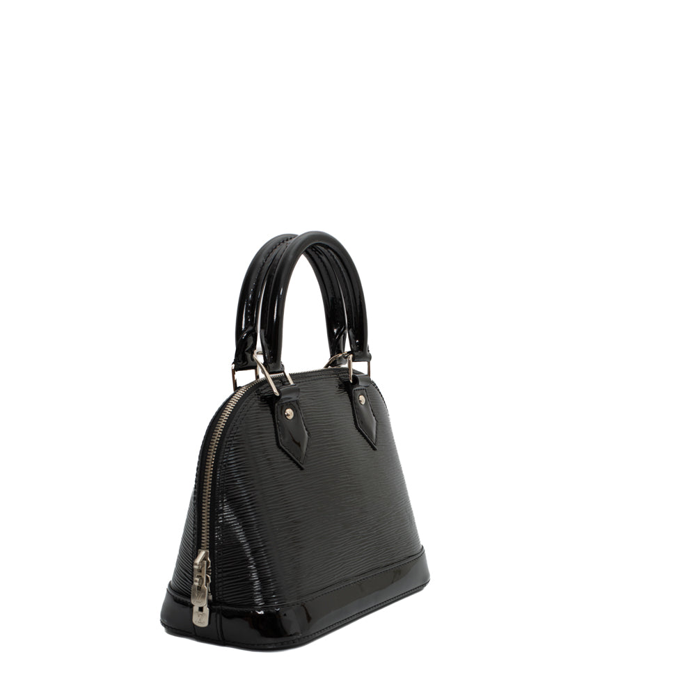 Alma BB bag in black epi leather Louis Vuitton - Second Hand / Used –  Vintega