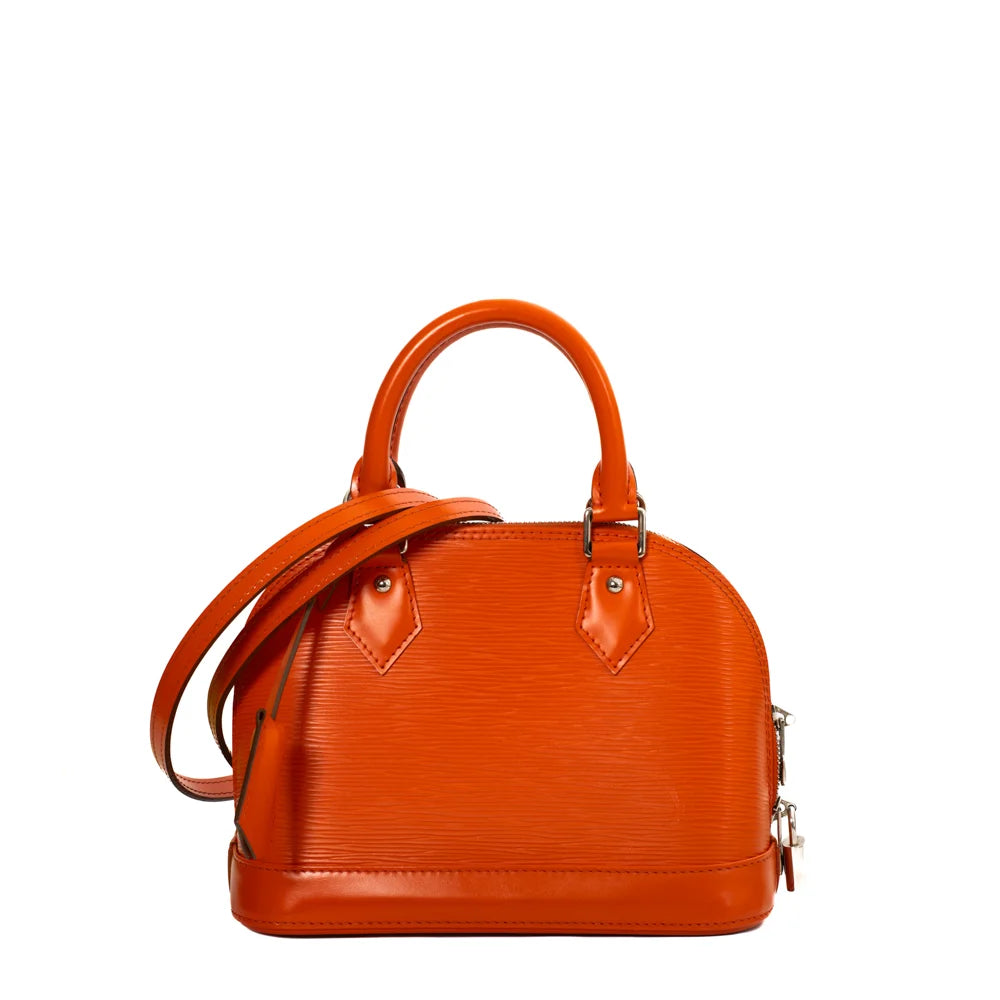 Alma BB bag in orange epi leather Louis Vuitton - Second Hand / Used –  Vintega