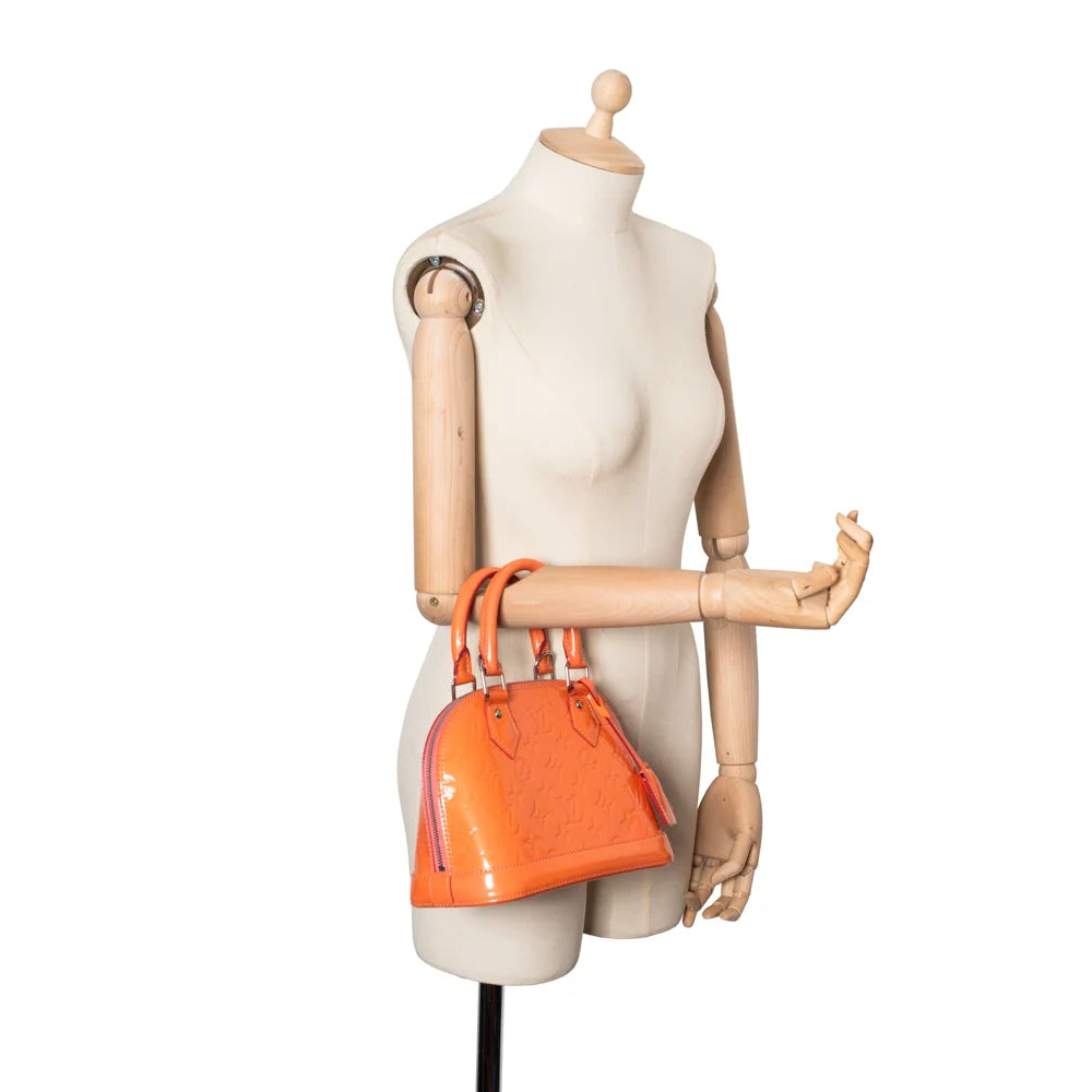 Louis vuitton orange luggage sales