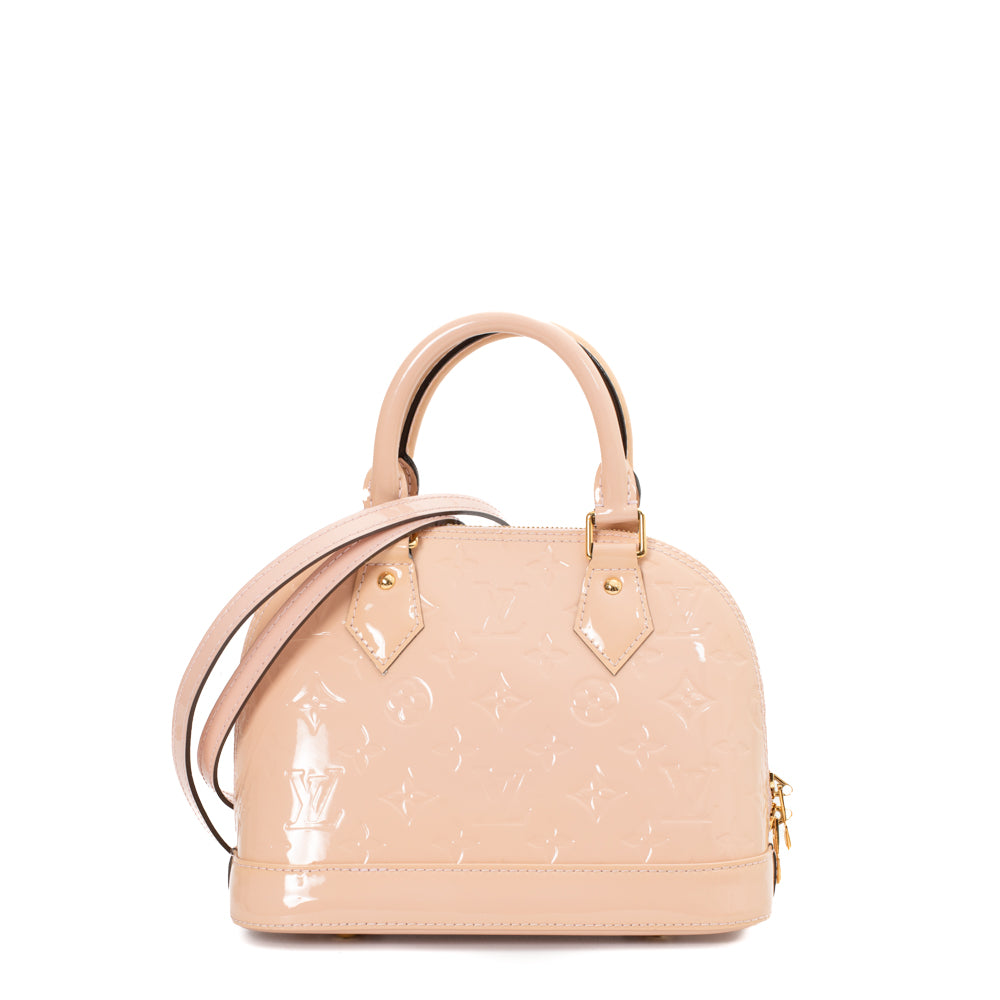 Alma BB bag in pink patent leather Louis Vuitton - Second Hand / Used –  Vintega