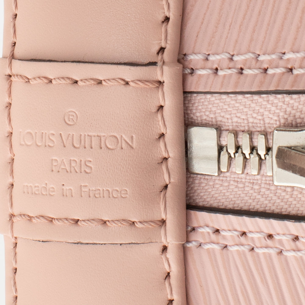 Borsa Alma BB Edition Patch in pelle Epi rosa Louis Vuitton - Seconda mano  / Usata – Vintega