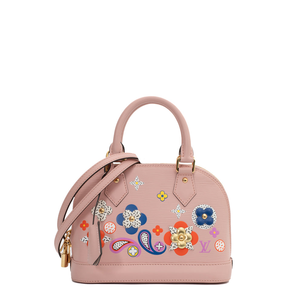 Alma BB Limited Edition bag in pink epi leather Louis Vuitton