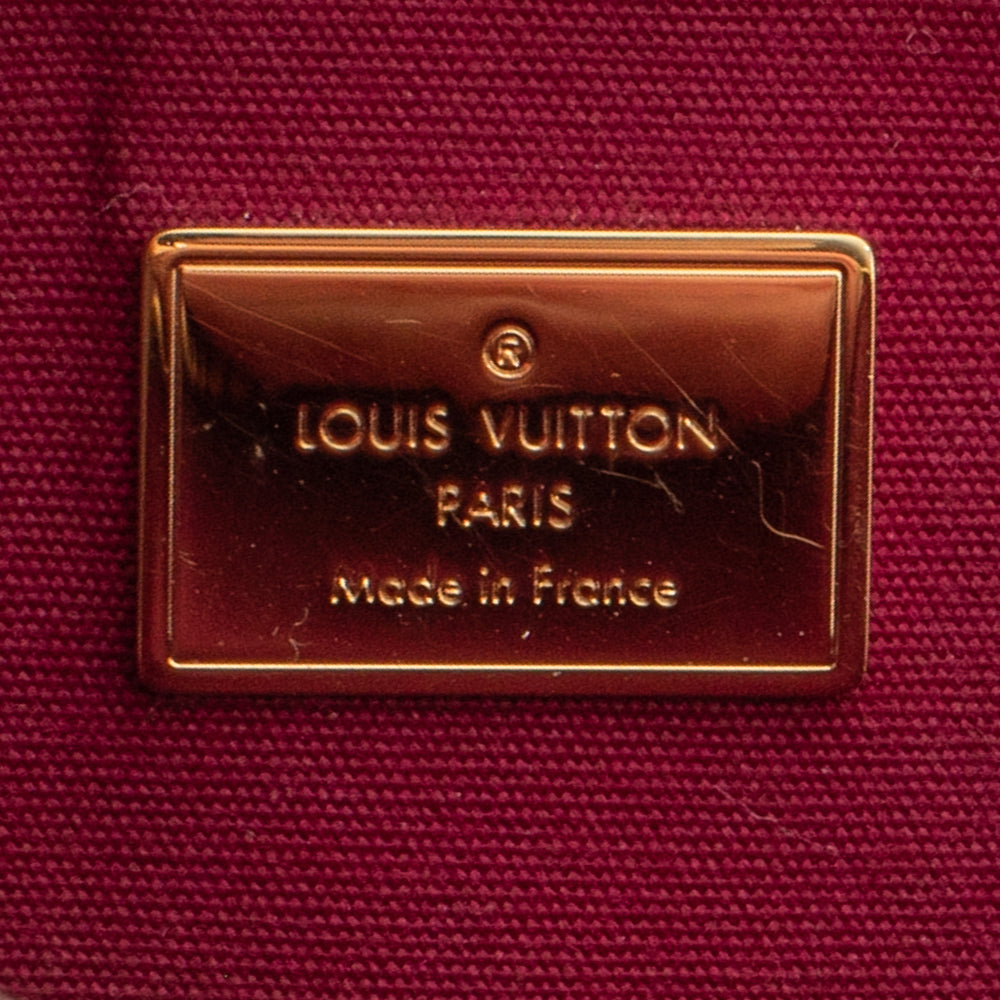 Sac Alma BB Edition Limitée en cuir verni bordeaux Louis Vuitton