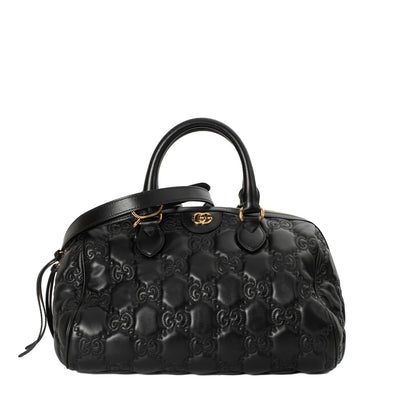 Boston bag in brown supreme canvas Gucci Second Hand Used