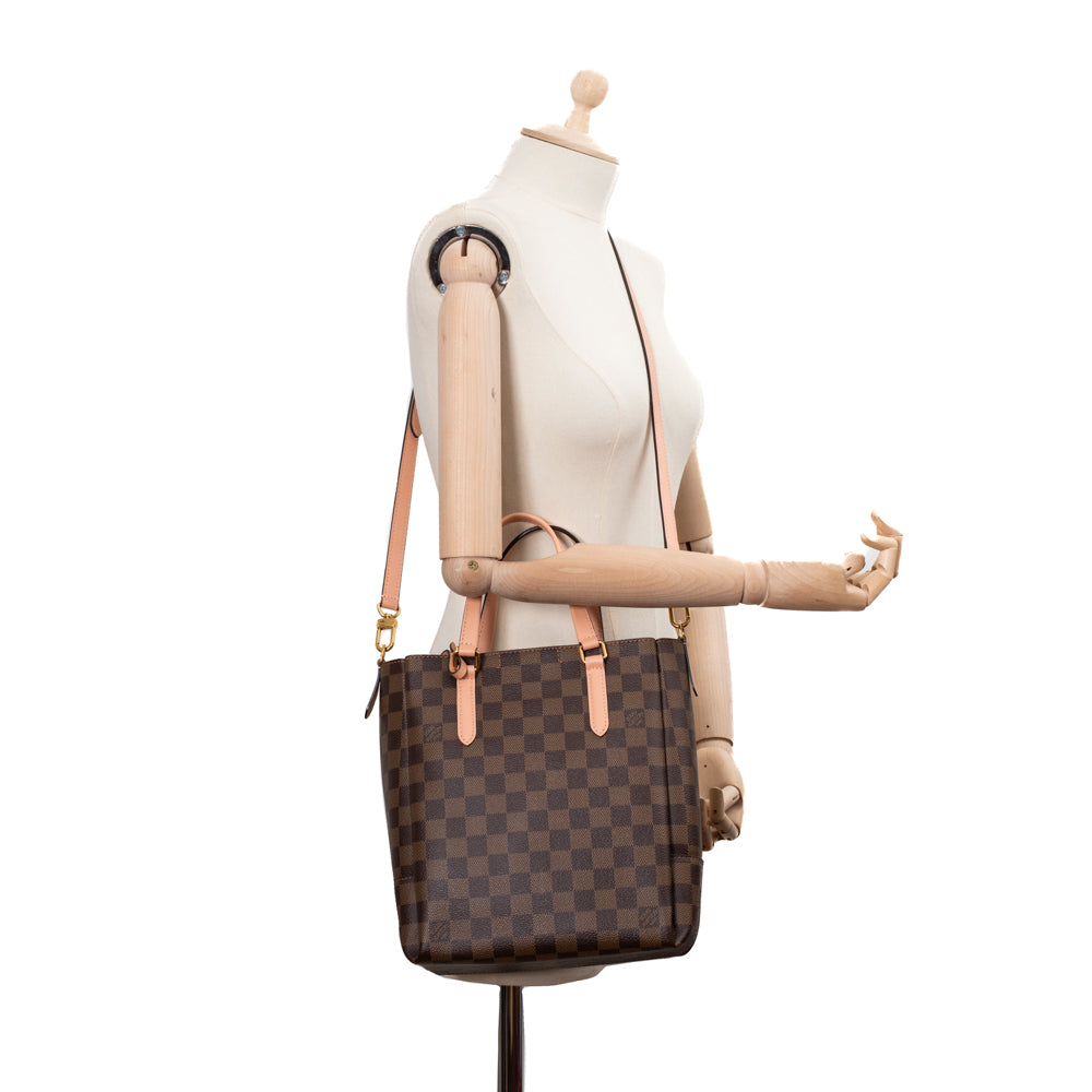Belmont bag in ebony damier canvas Louis Vuitton - Second Hand
