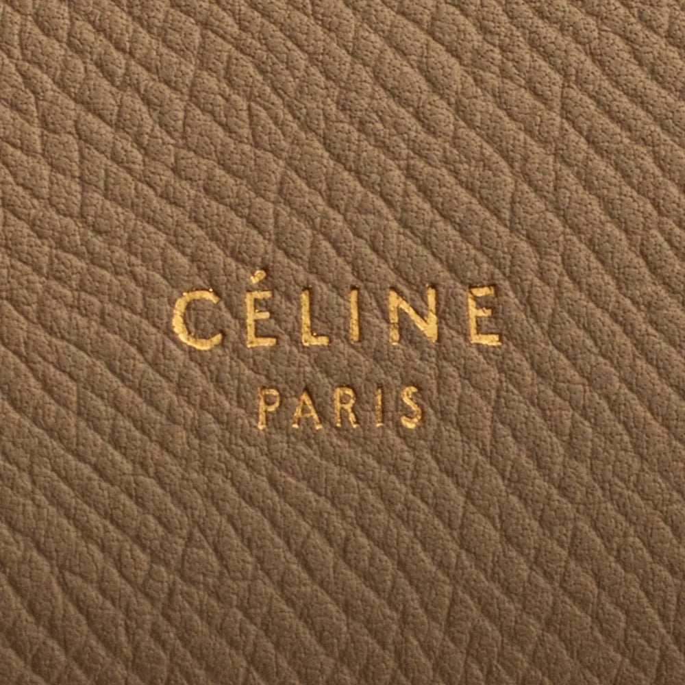 Belt Mini bag in beige leather Celine Second Hand Used Vintega