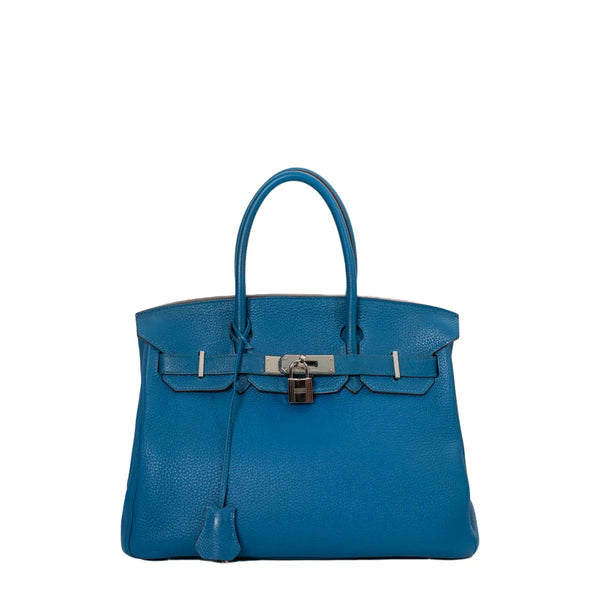 Hermes birkin blue bag online