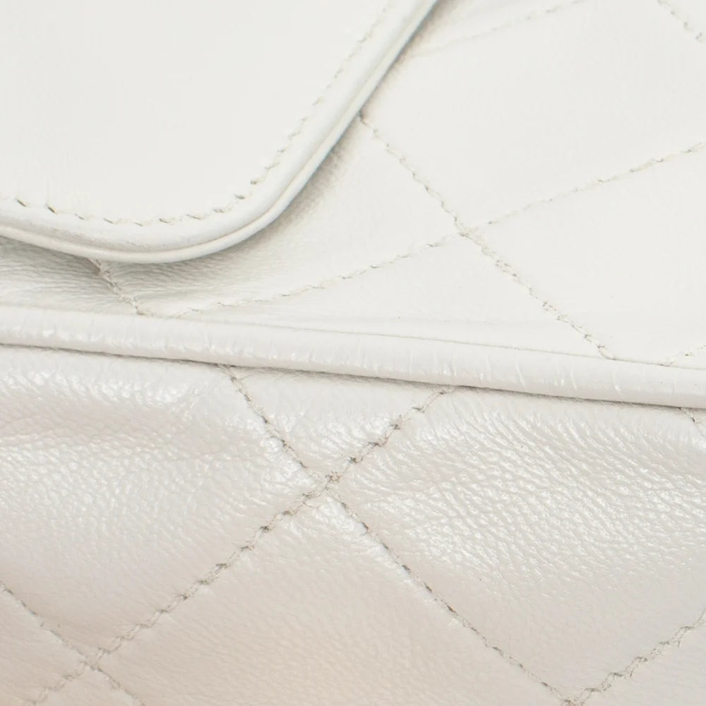 White chanel 2025 camera bag