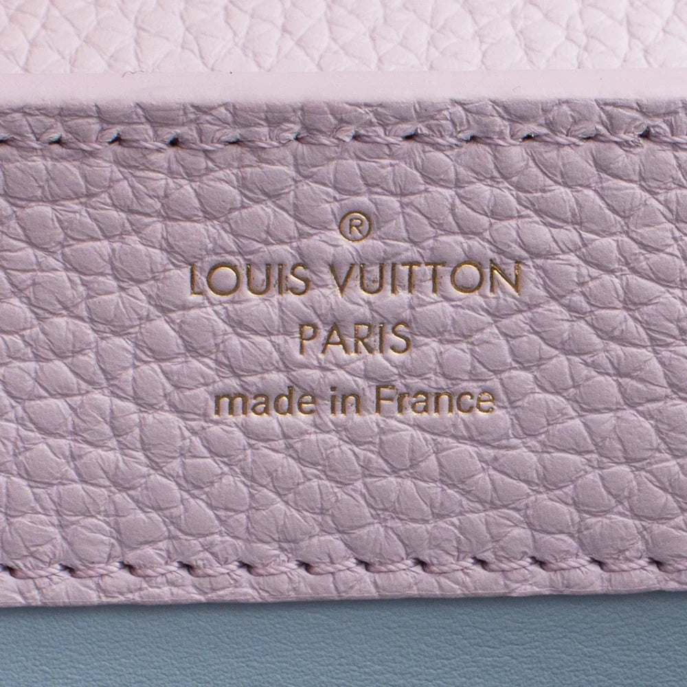 Capucines Mini bag in purple leather Louis Vuitton - Second Hand