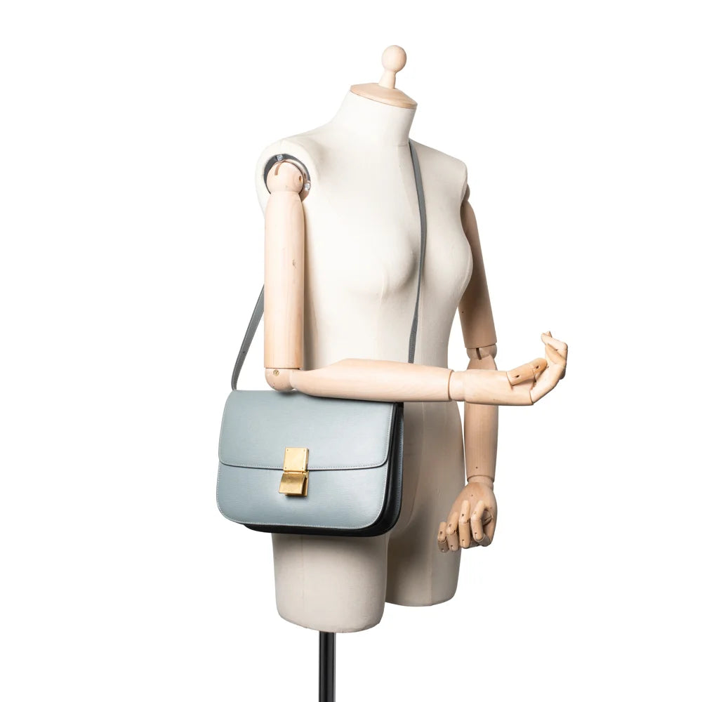 Classic Medium bag in gray leather Celine Second Hand Used Vintega