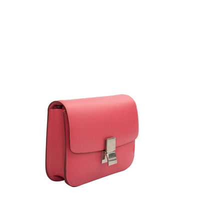 Classic Box Medium bag in blue leather Celine Second Hand Used