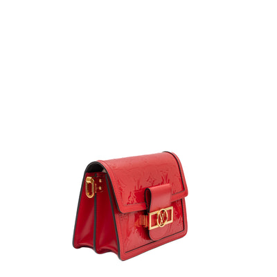 Dauphine bag in red patent leather Louis Vuitton - Second Hand