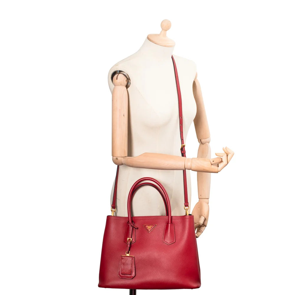 Prada Brown Leather Small Flap Bag | eBay