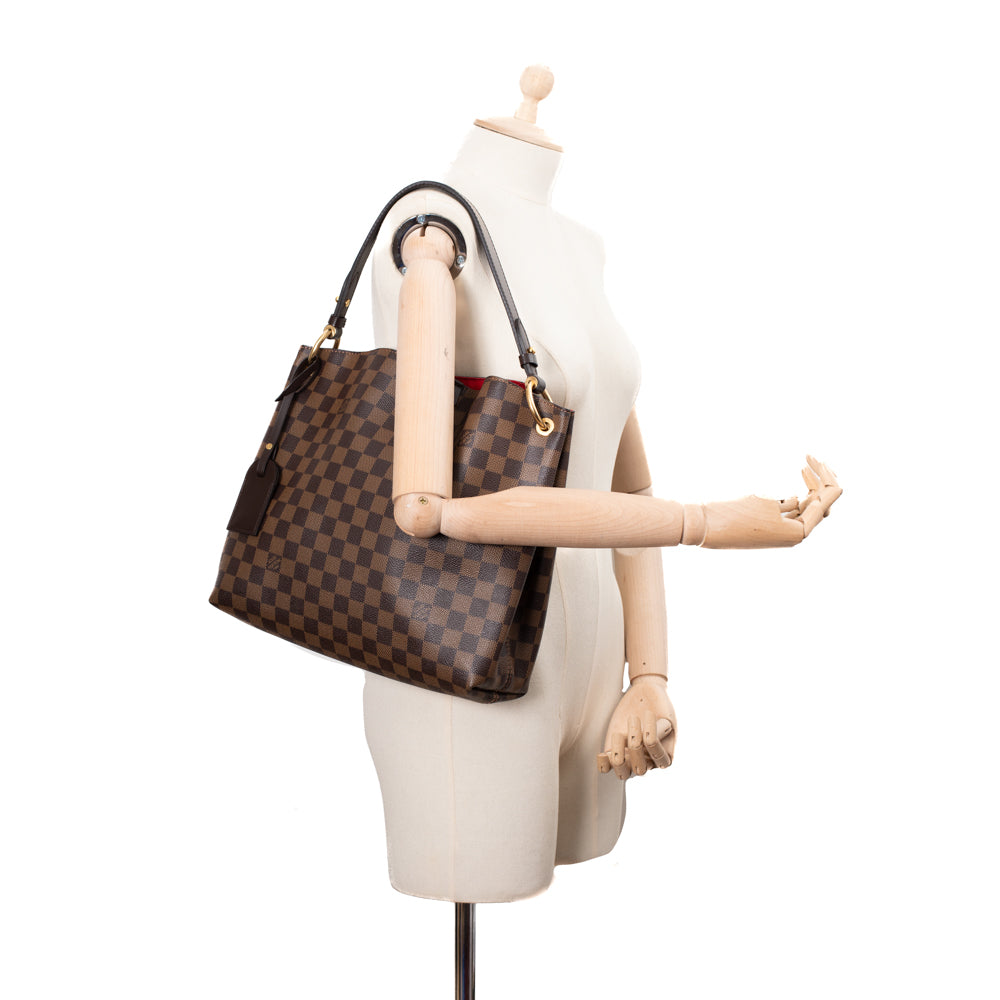 Graceful bag in ebony damier canvas Louis Vuitton - Second Hand