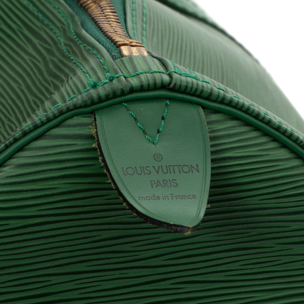 Sac Keepall 45 Vintage en cuir épi vert Louis Vuitton - Seconde