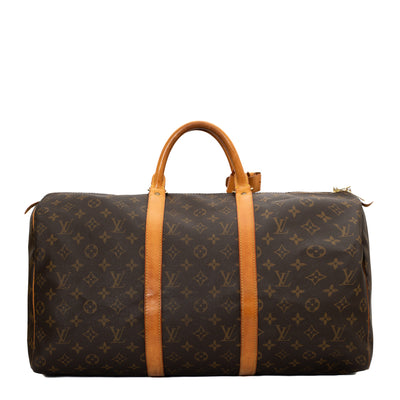 Keepall Vintage 45 bag in brown monogram canvas Louis Vuitton