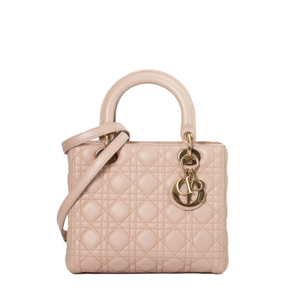 Pink dior lady bag hot sale