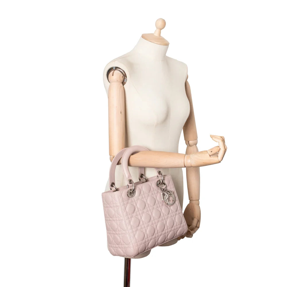 Sac lady dior sales rose