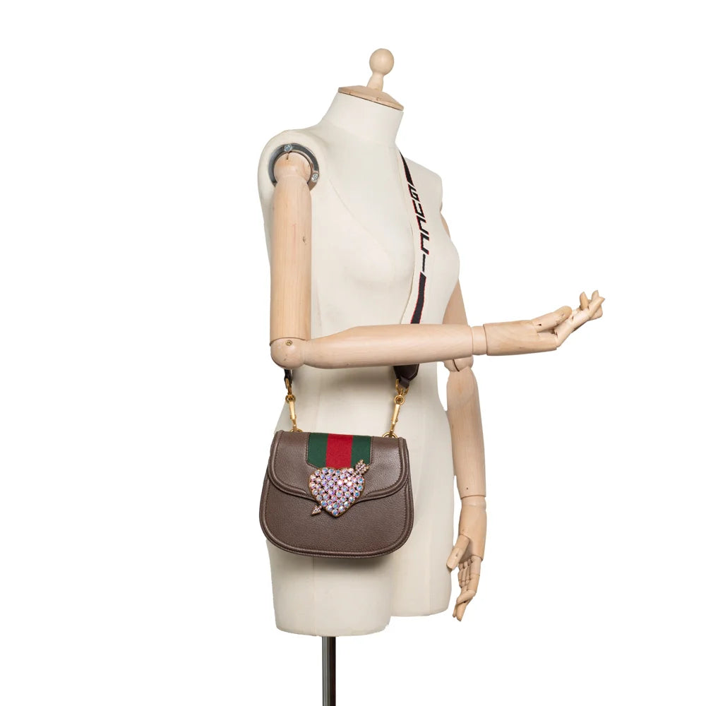Linea Totem bag in brown leather Gucci Second Hand Used Vintega