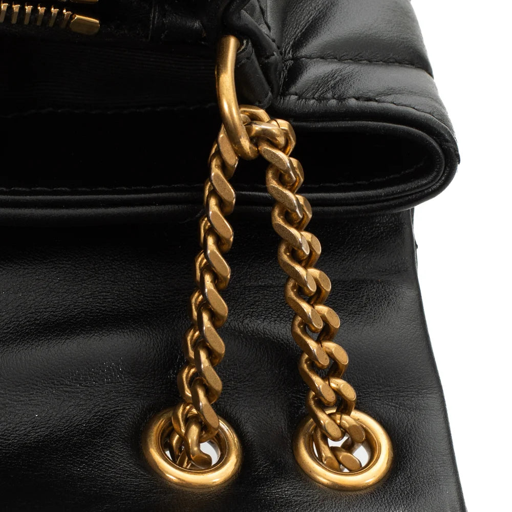 Loulou Small bag in black leather Saint Laurent Second Hand